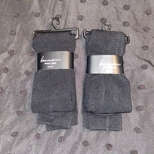 2 NWT LANE BRYANT BLACK FLEECE TIGHTS SIZE C/D